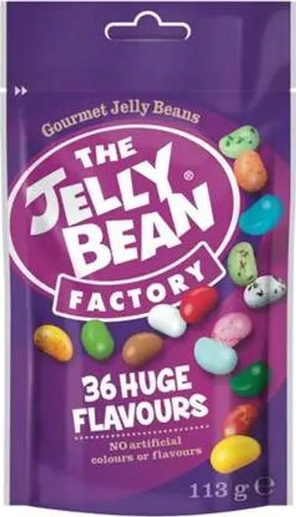 Assortiment de Bonbons Jelly Beans 36 Parfums Lot de 12 Sachets 113g