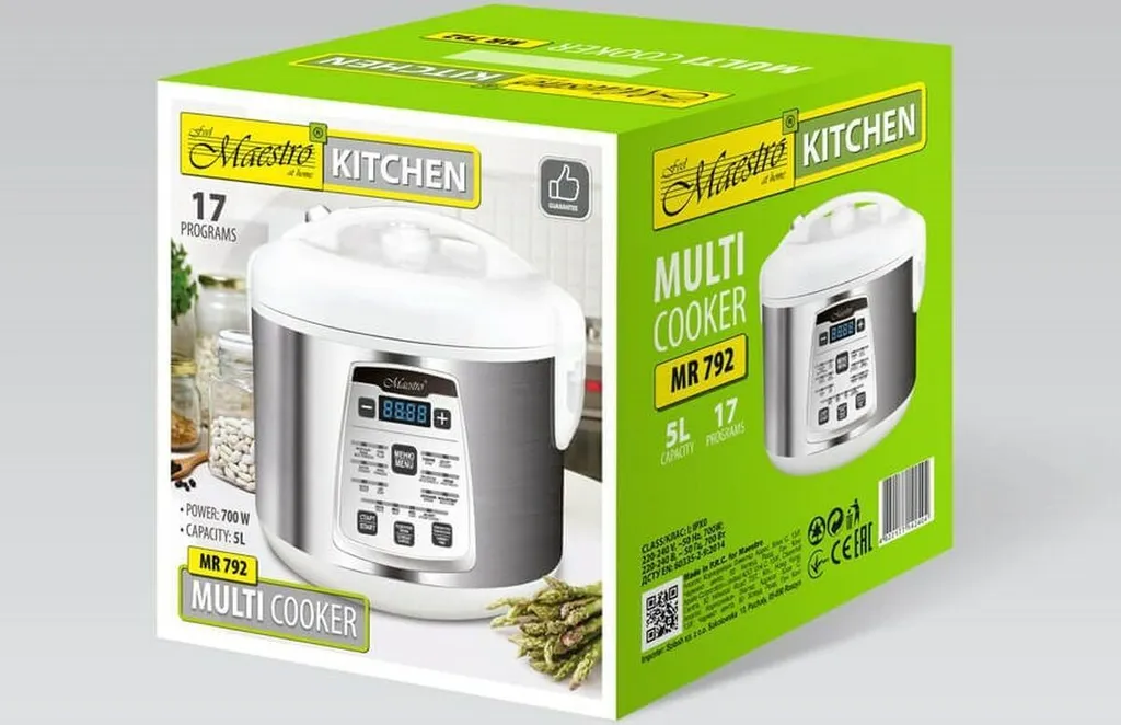 Multicooker Professionale Maestro MR792 | 5 Litri 16 Programmi | Offerta - 5