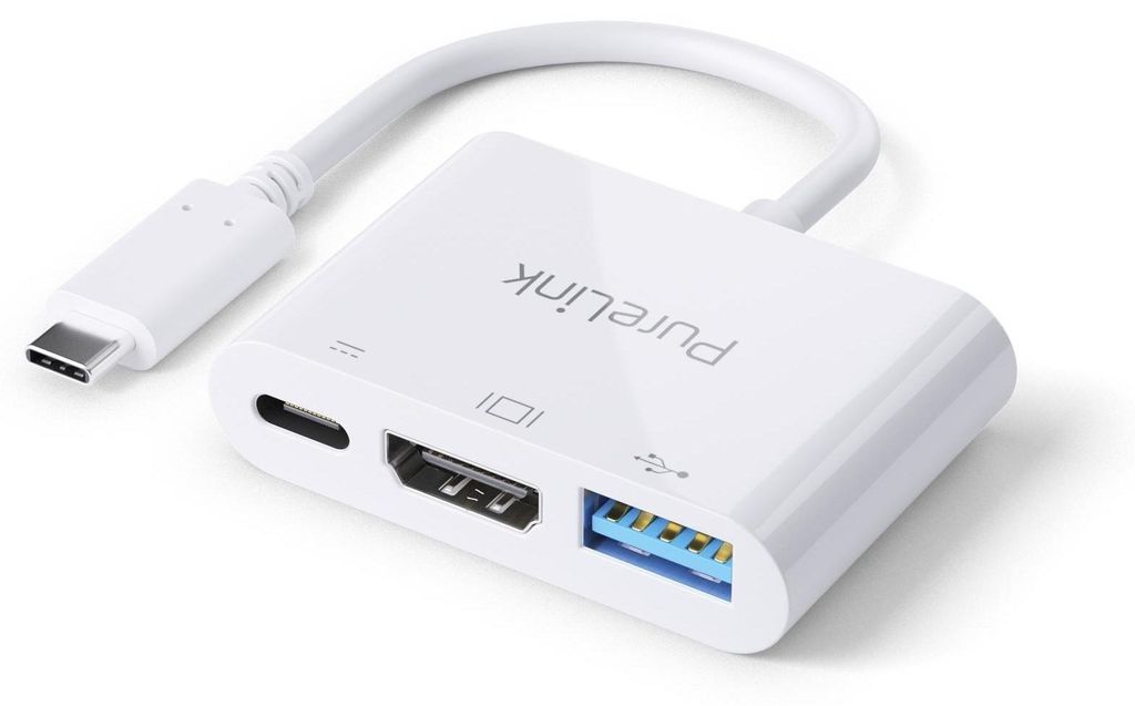 PureLink Multiport-Adapter 0,10m IS270 USB-C auf HDMI, USB-A und USB-C iSerie