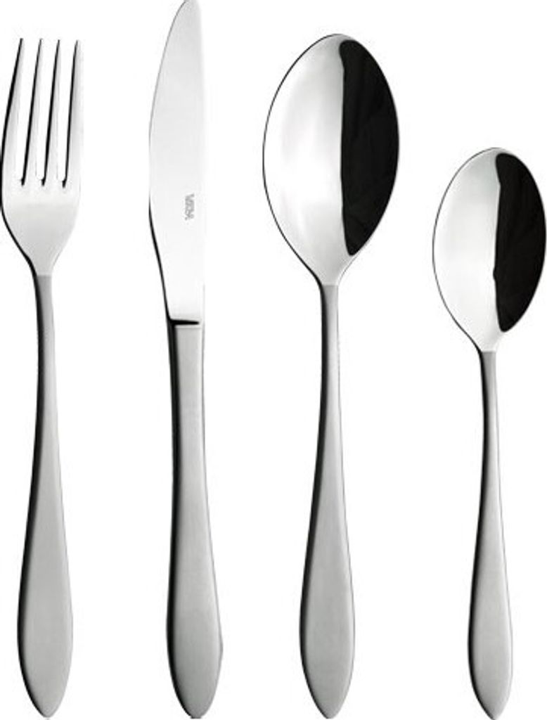 Voldo 6-tlg. Kuchen Gabeln Besteck Set SARDINIEN 18/10 Edelstahl zeitlos modern GRIFFE MATT - 102-450