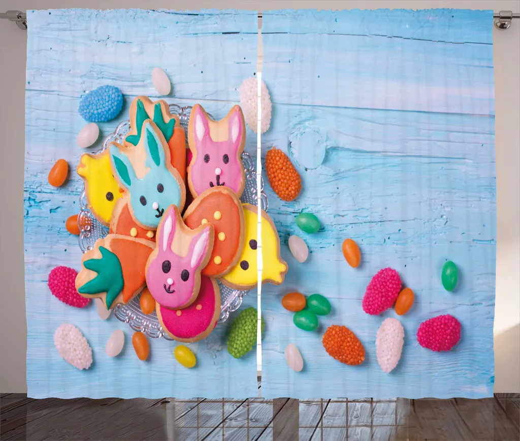 ABAKUHAUS Tenda Soggiorno Pasqua e Natale - 280x175 cm Satinata