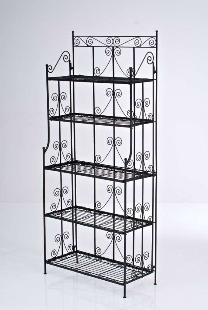 Standregal Garten-Regal C19 aus Eisen  schwarz Produktbild 