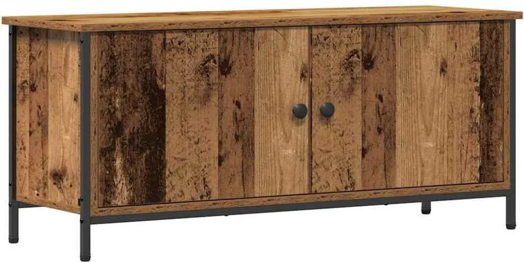 SYFAX™ Elegante Mobile TV Legno Vecchio 100x35x45 cm - Qualità Premium