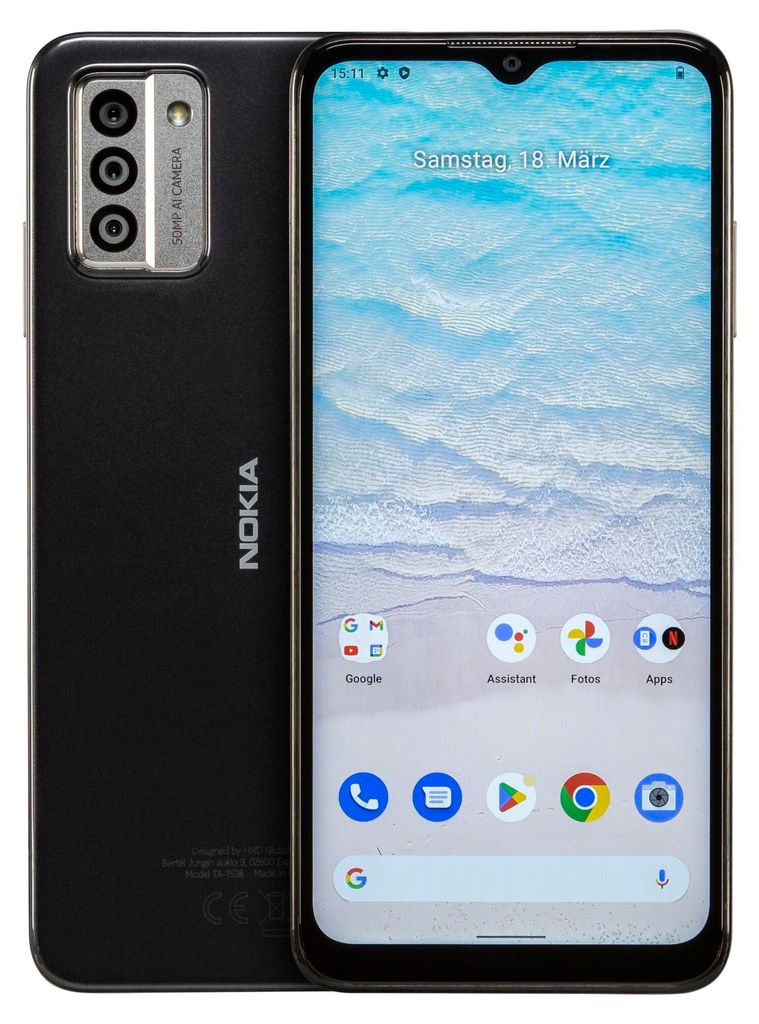 G22 4 GB + 64 GB Meteor Grey Smartphone Produktbild 