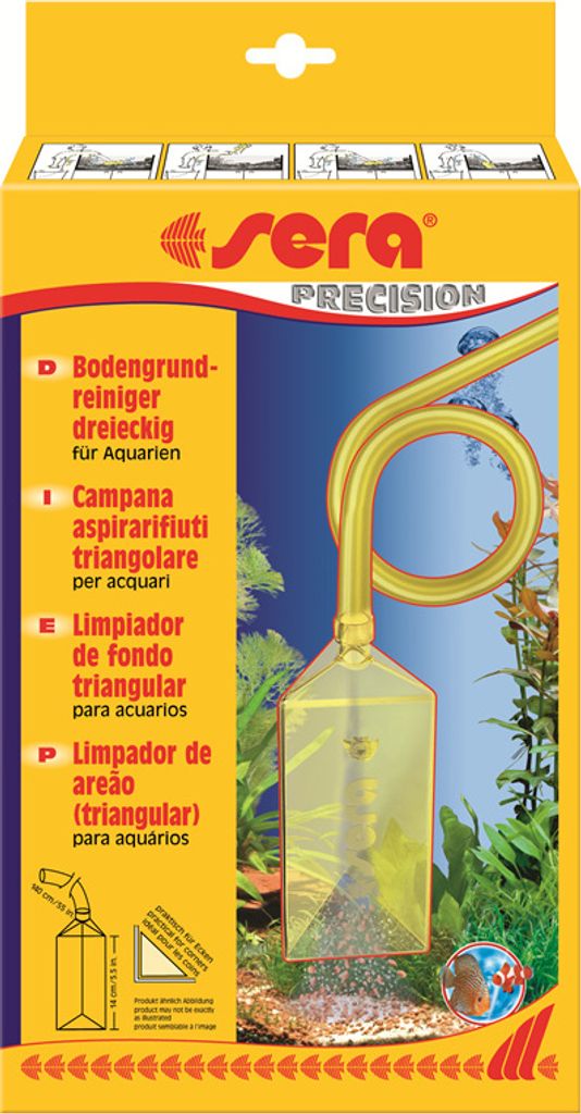 nettoyeur de fond SERA, triangulaire 14 cm Image du produit 