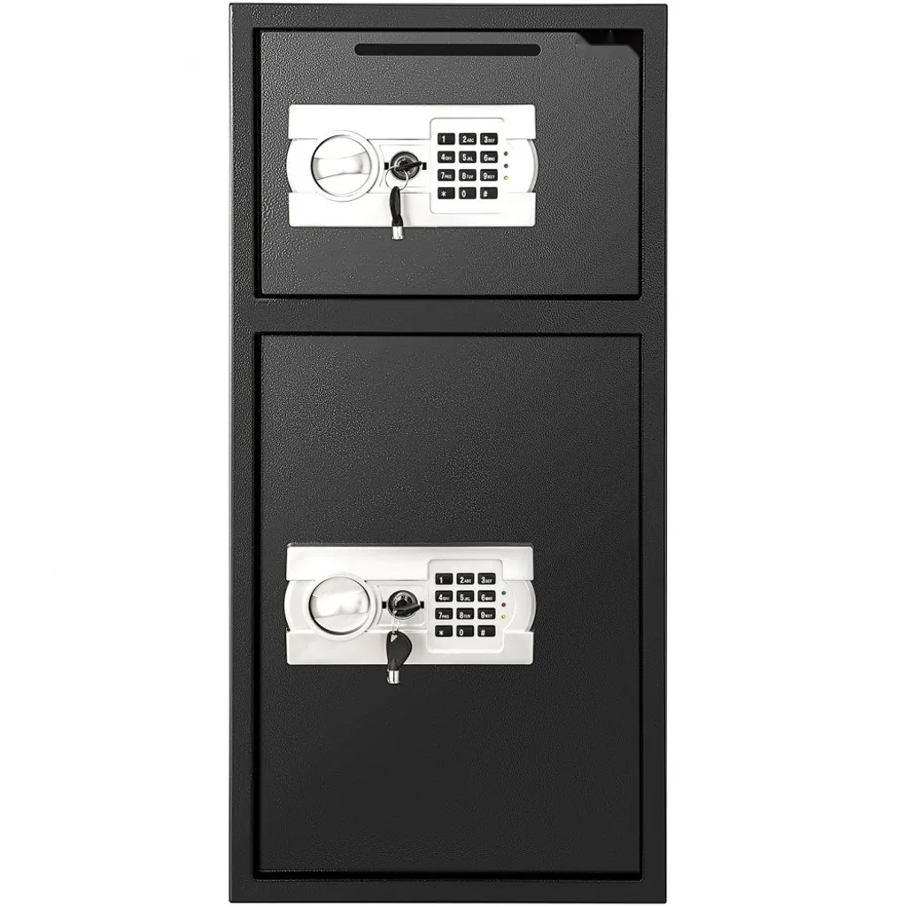 Coffre-fort ignifuge pour documents et bijoux 74L à code électronique - 9