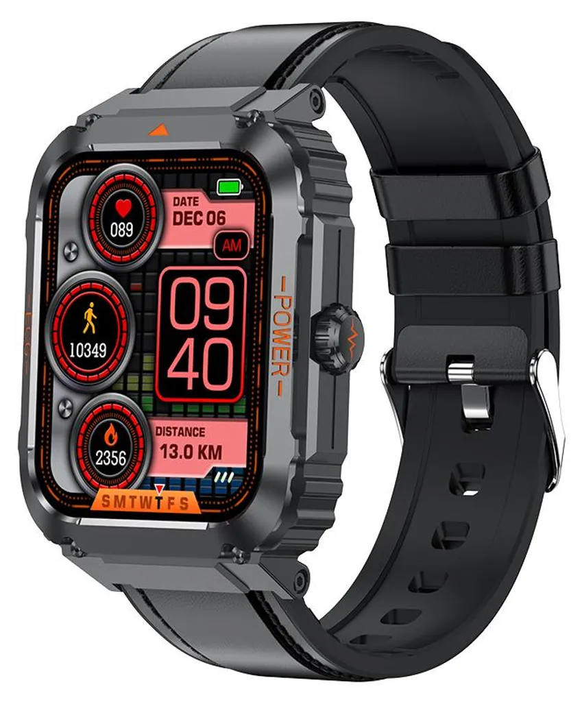 Montre connectée Bluetooth 5.0 écran géant et suivi multi-sports