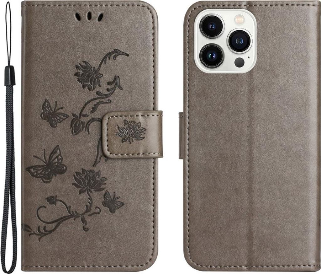iPhone 15 Pro Max Hülle - Coverup Blumen & Schmetterlinge Produktbild 