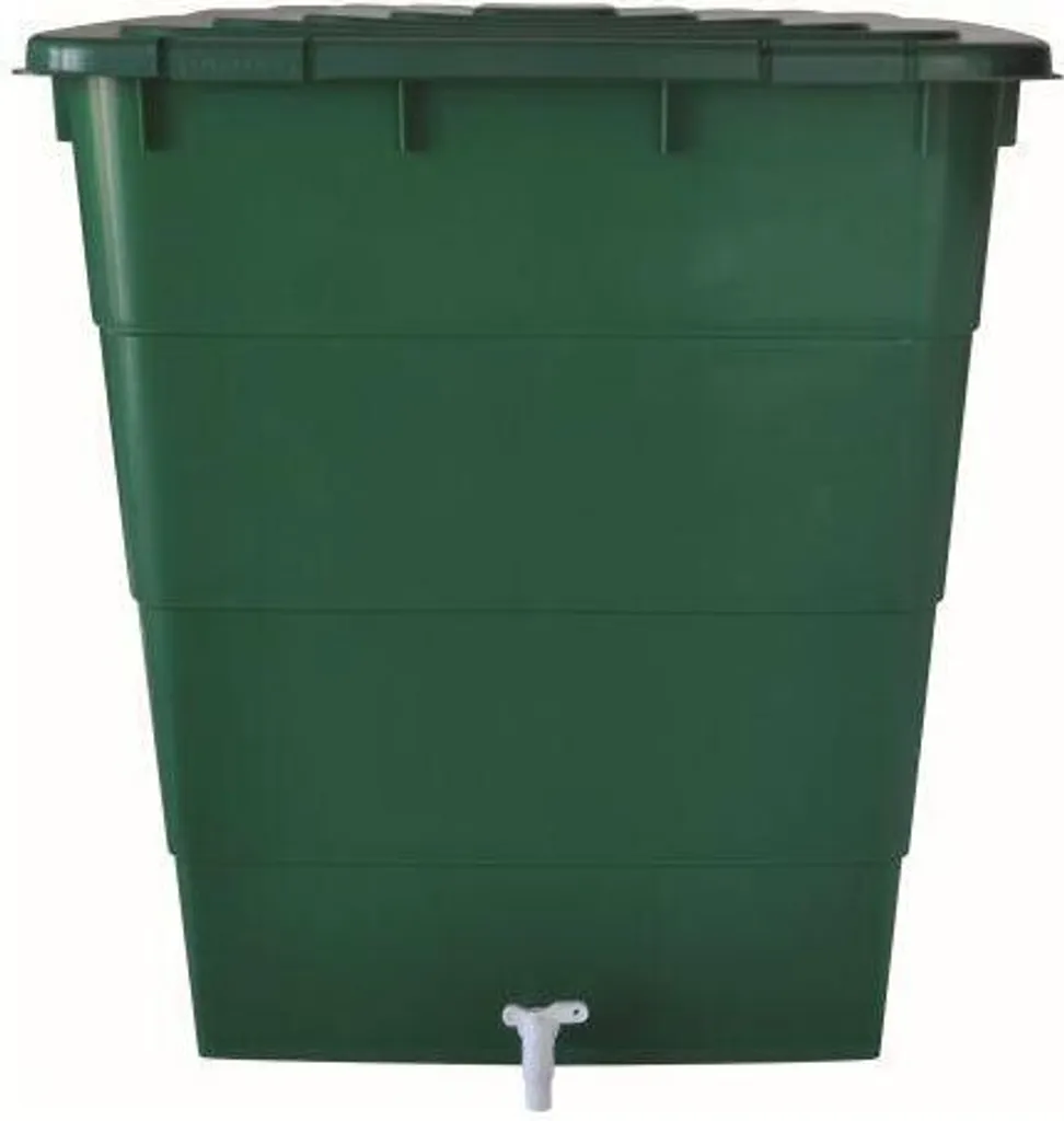 Baril d'eau de pluie 200L pour arrosage jardin avec robinet et PH