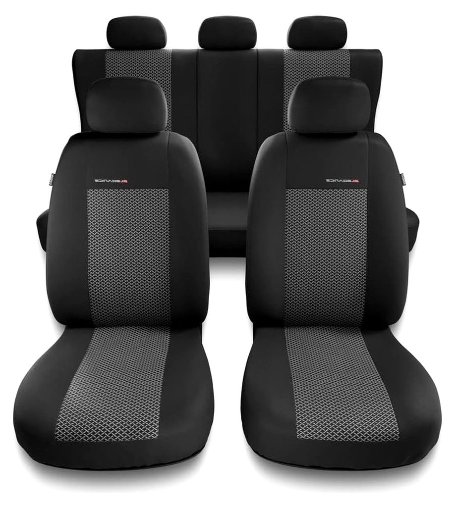 Universal Sitzbezüge Auto kompatibel mit Ford Fusion (2002-2012) - Autositzbezüge Schonbezüge für Autositze - UNE-2