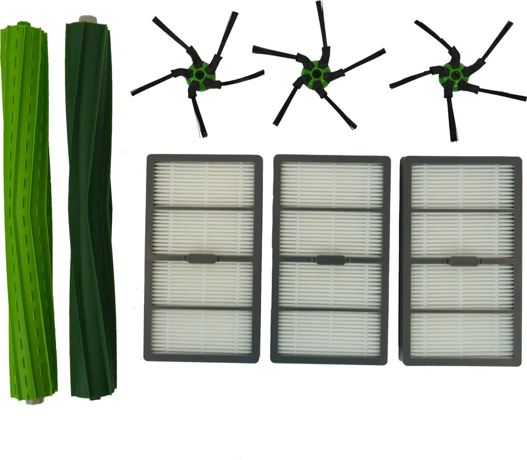 Scanpart Kit d'accessoires pour iRobot Roomba - Coloris Noir et Blanc