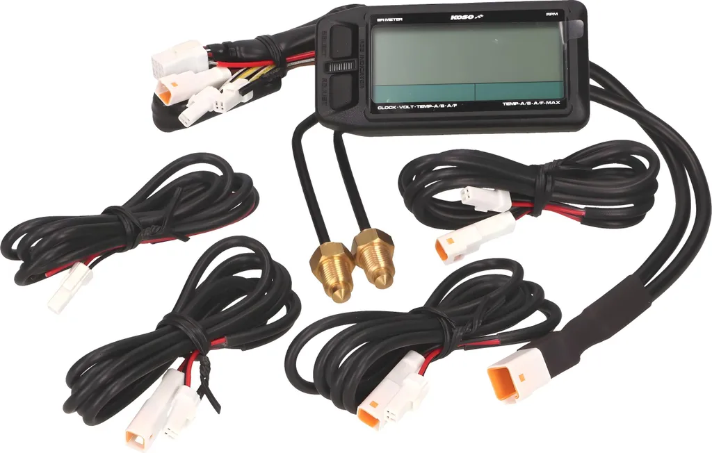 Compteur de vitesse et température Koso EFI avec affichage LCD