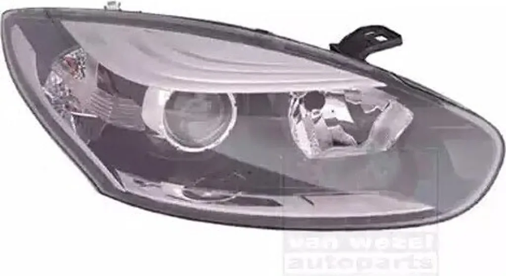 Phare VAN WEZEL Chrome Droit pour RENAULT Megane III Cc - Réf 4339962