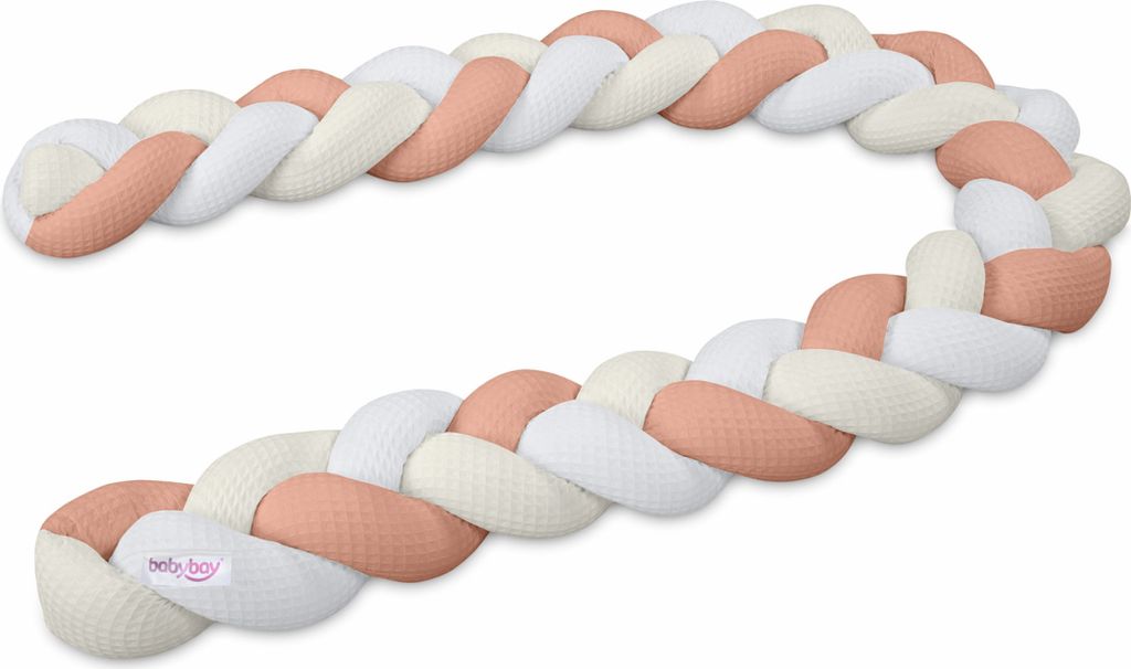babybay Nestchenschlange Waffelpiqué geflochten 280 cm Produktbild 