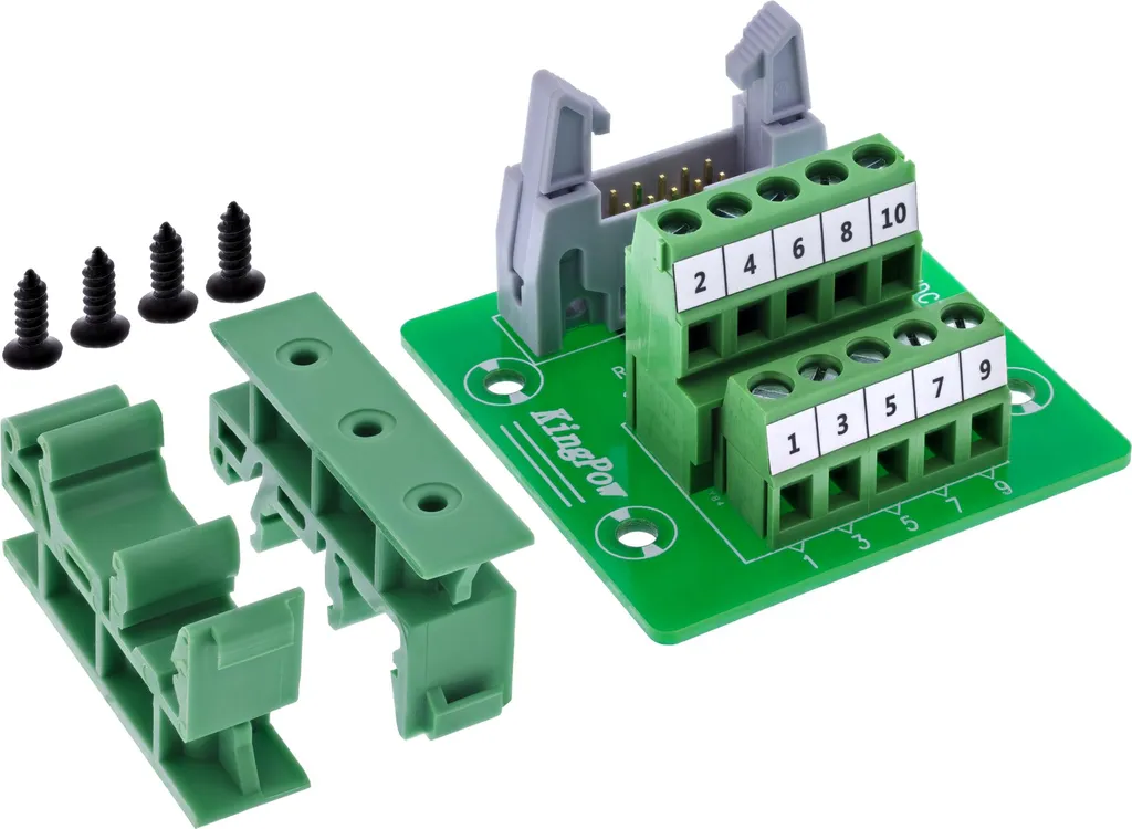 InLine Connecteur IDC 10 vers Bornier à 5 Broches sur Circuit Imprimé