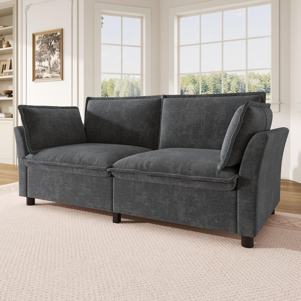 Canapé 2 places Merax, design moderne, modèle loveseat avec Image du produit 