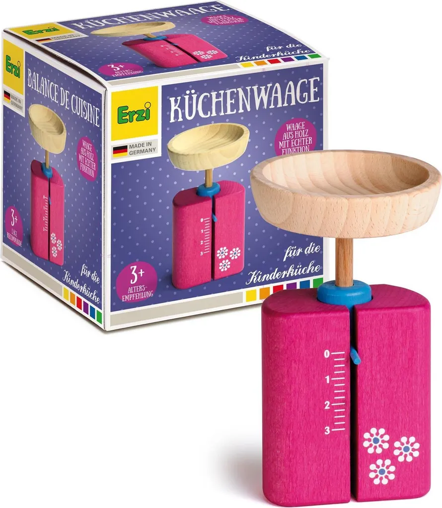Balance Jouet en Bois Erzi pour Magasin d'Enfants et Jeu d'Imitation