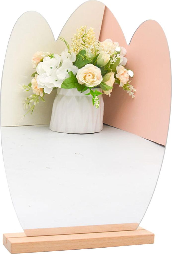 Dekorativer Spiegel Rahmenlos 24cm Venity Spiegel Makeup Spiegel Home Dekoration für Schlafzimmer