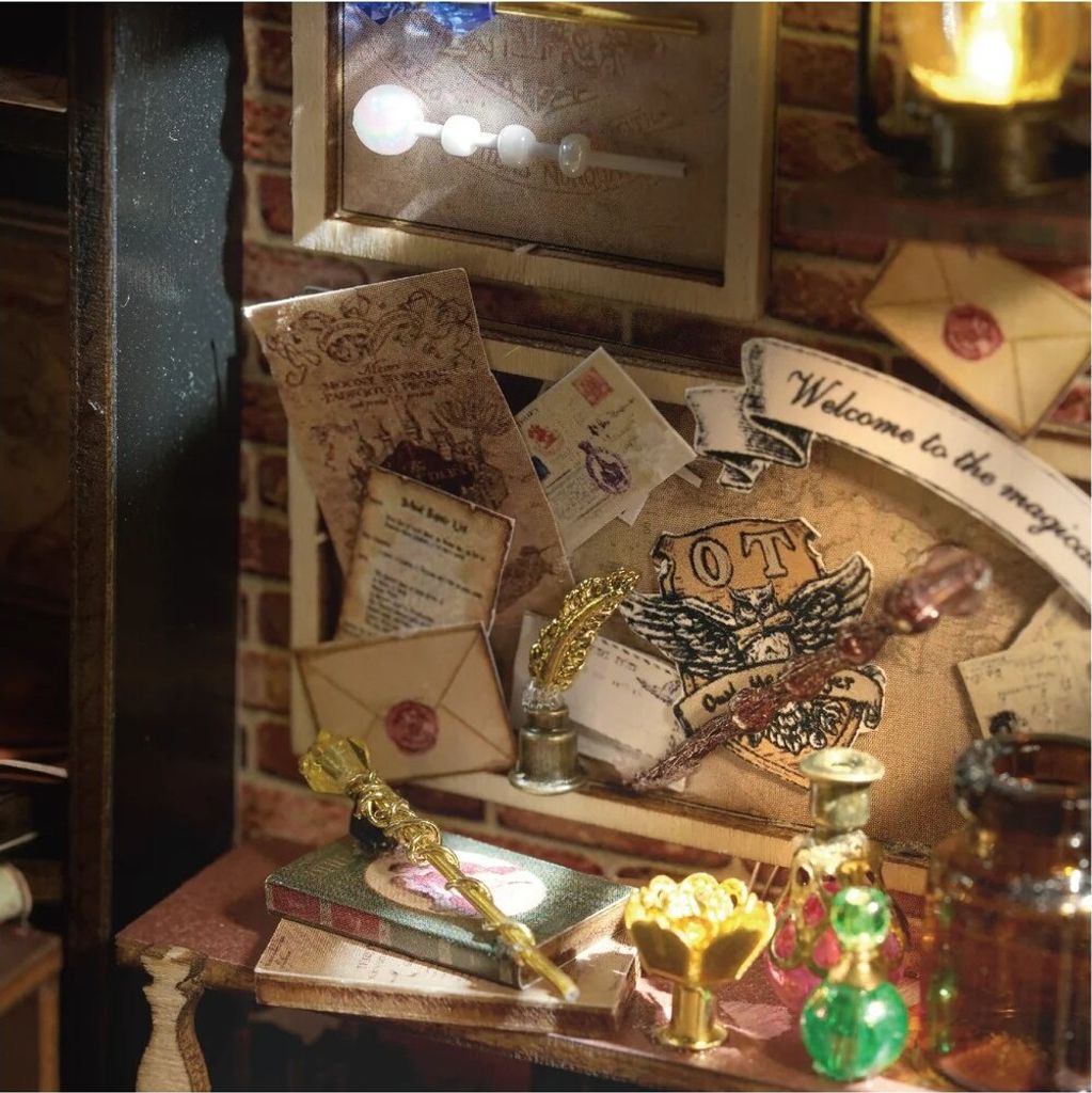 DIY Book Nook - Harry-Potter-Miniaturladen | Puzzle 3D | Produktbild 8