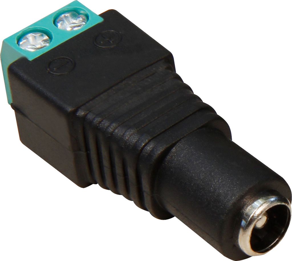 Adapter McPower, DC-Kupplung 5,5x2,1mm und Lüsterklemme