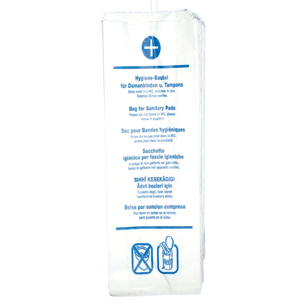 8 Recharges Sac Hygiène en Papier Blanc Recyclé 280x120mm Hygostar 32288
