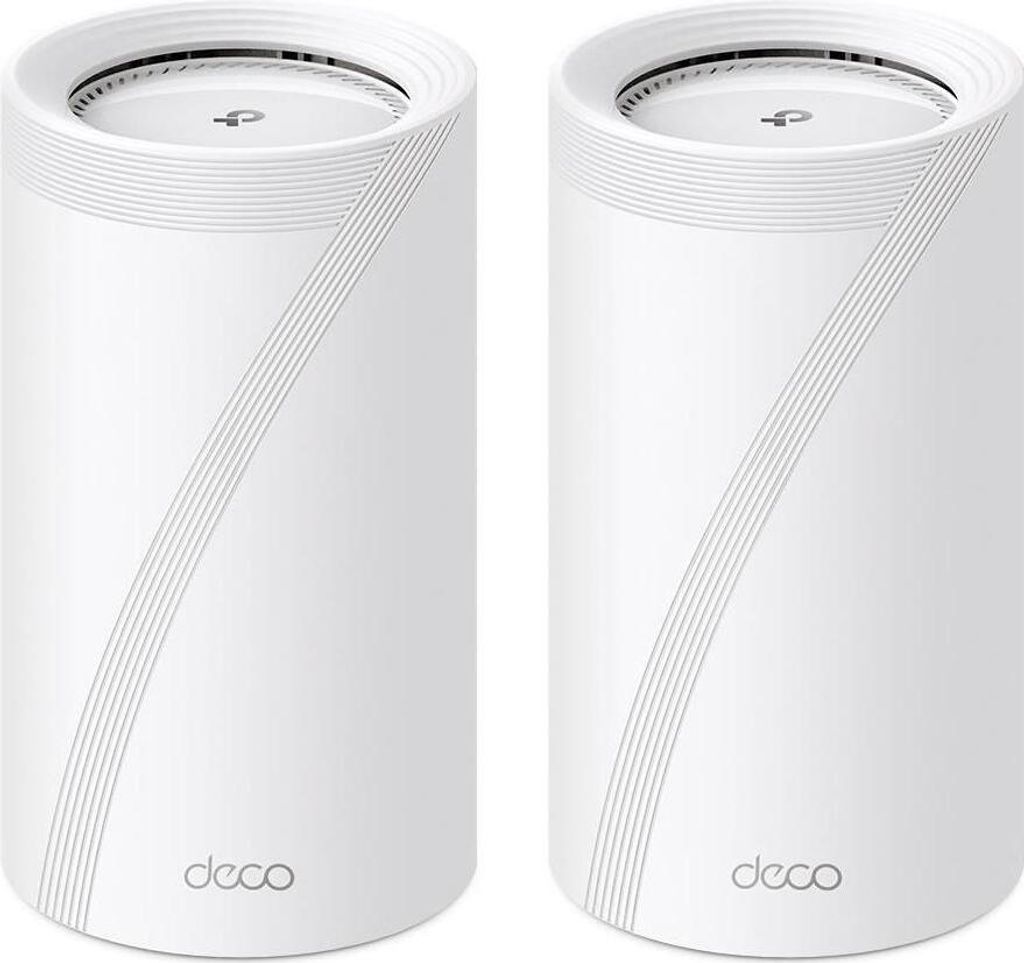 TP-LINK Deco BE85 (2-Pack) - Weiß - Intern - Mesh-System - CE: <20 dBm (2.4 GHz) - <30 dBm (5 GHz) - <23 dBm(6 GHz) - 0 - 40 °C - -40 - 60 °C