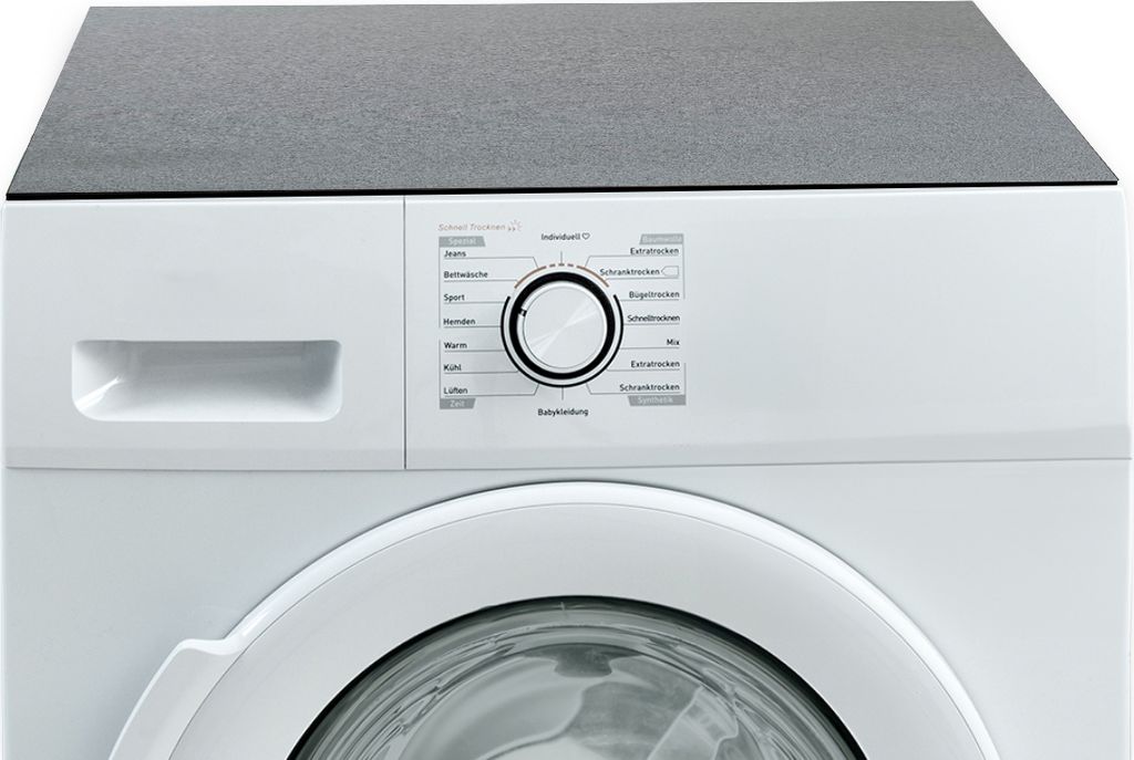 Waschmaschinen-Auflage grau rutschfest, waschbar