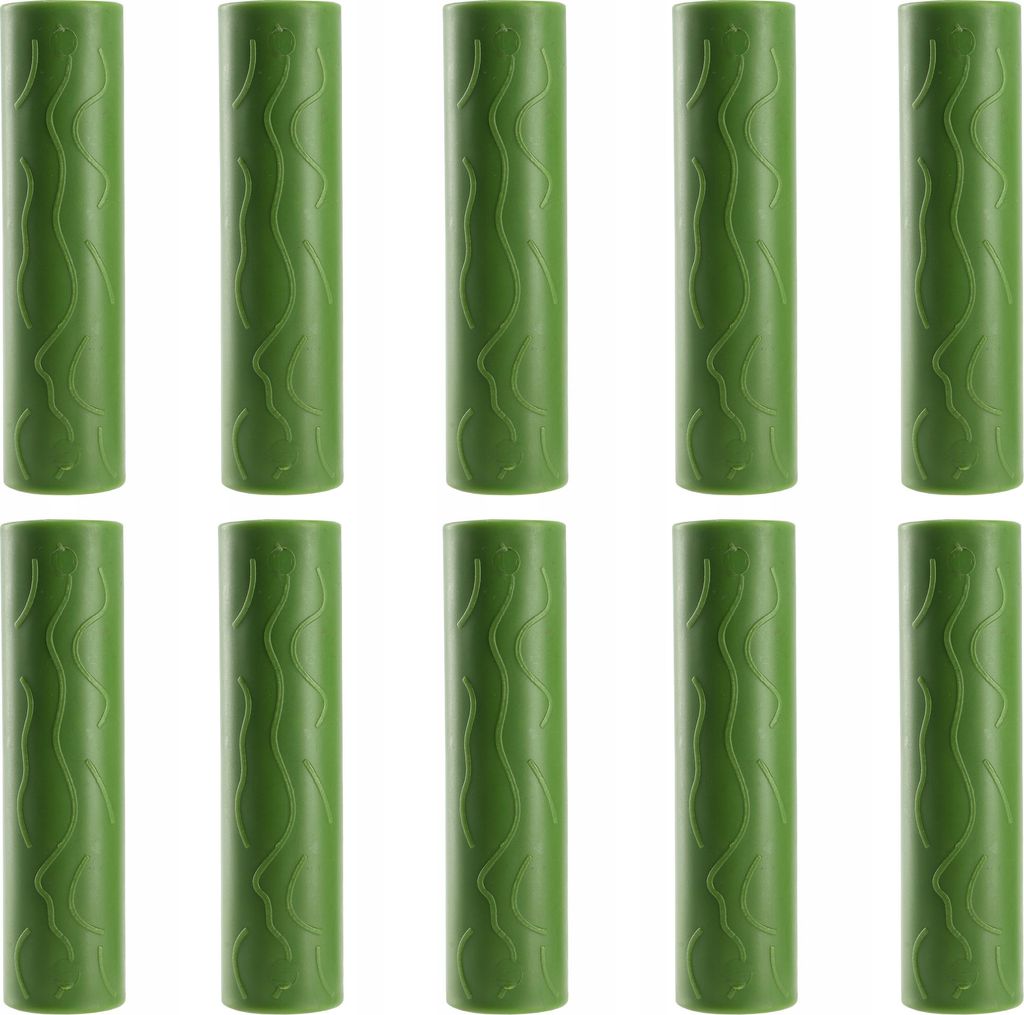 KADAX Gerader für Pflanzenstützen "Lugo", aus Kunststoff, Garten- & Gewächshaus-Zubehör, 16 mm, 10 Stück