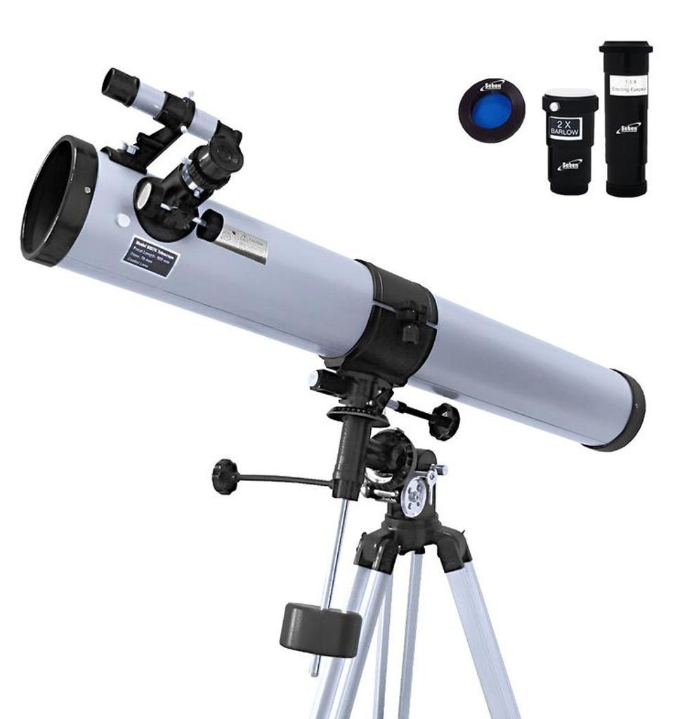 Seben 76/900 EQ2 Reflektor Teleskop Spiegelteleskop Produktbild 