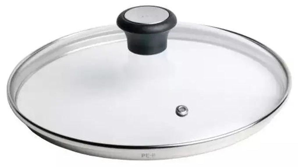 Tefal 28097512, Okrągły, Przezroczysty, Szkło hartowane, Zdjęcie produktu 