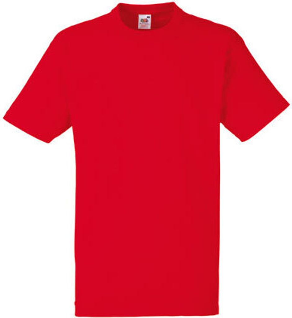 Fruit of the Loom - Heavy Baumwolle T - Red - XXL
