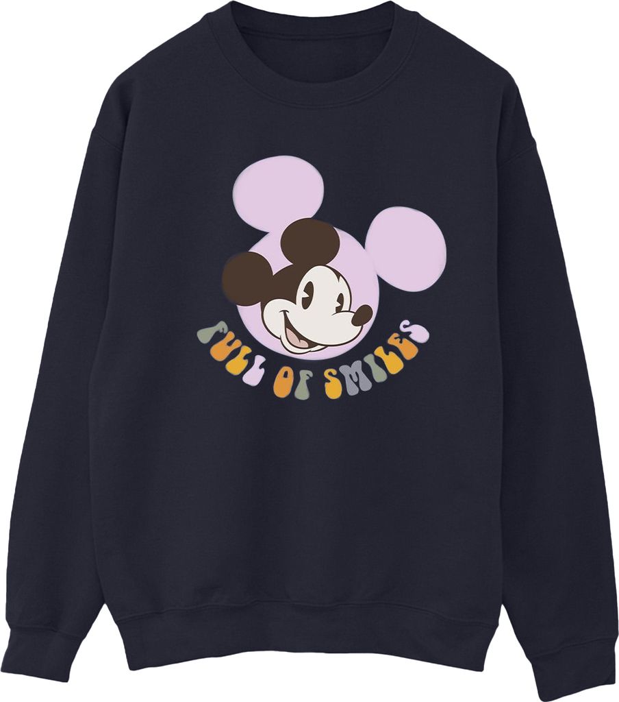 Disney - "Full Of Smiles" Sweatshirt für Damen BI29108 (XL) (Marineblau)