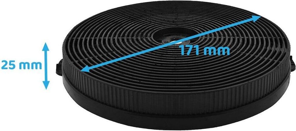 Aktiv-Kohlefilter MIZ1000 für Respekta Dunstabzugshauben, 2 Produktbild 2
