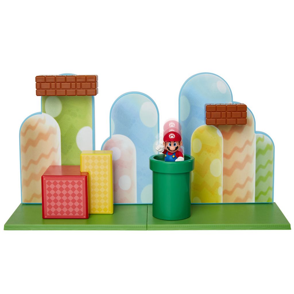 Nintendo Super Mario Acorn Plains Spielset, 6,5 cm