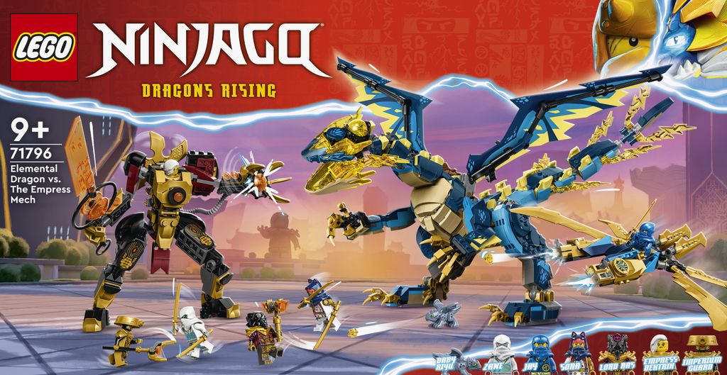 LEGO NINJAGO Smok żywiołu kontra mech cesarzowej, duży Zdjęcie produktu 30