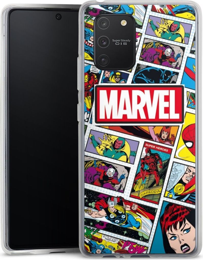 DeinDesign Handyhülle für Samsung Galaxy S10 Lite Silikon Hülle Case Smartphone Schutzhülle Comic Muster Marvel