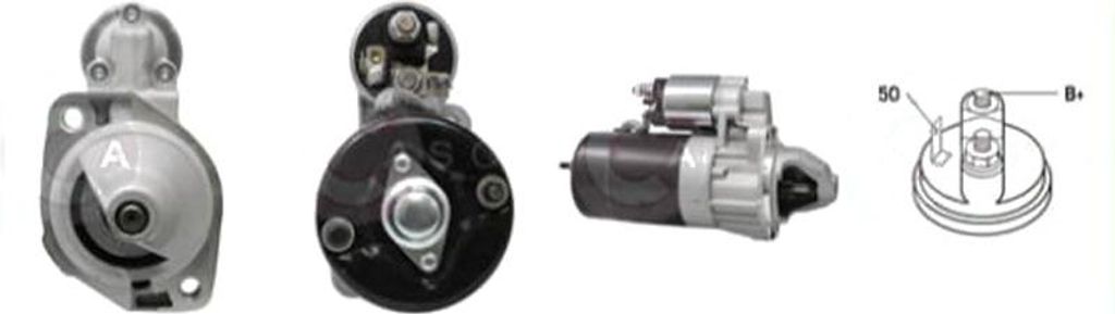 CASCO CST10302AS Starter Anlasser 2,20kW für VW LT 28-35 I Kastenwagen (281-363) 12V