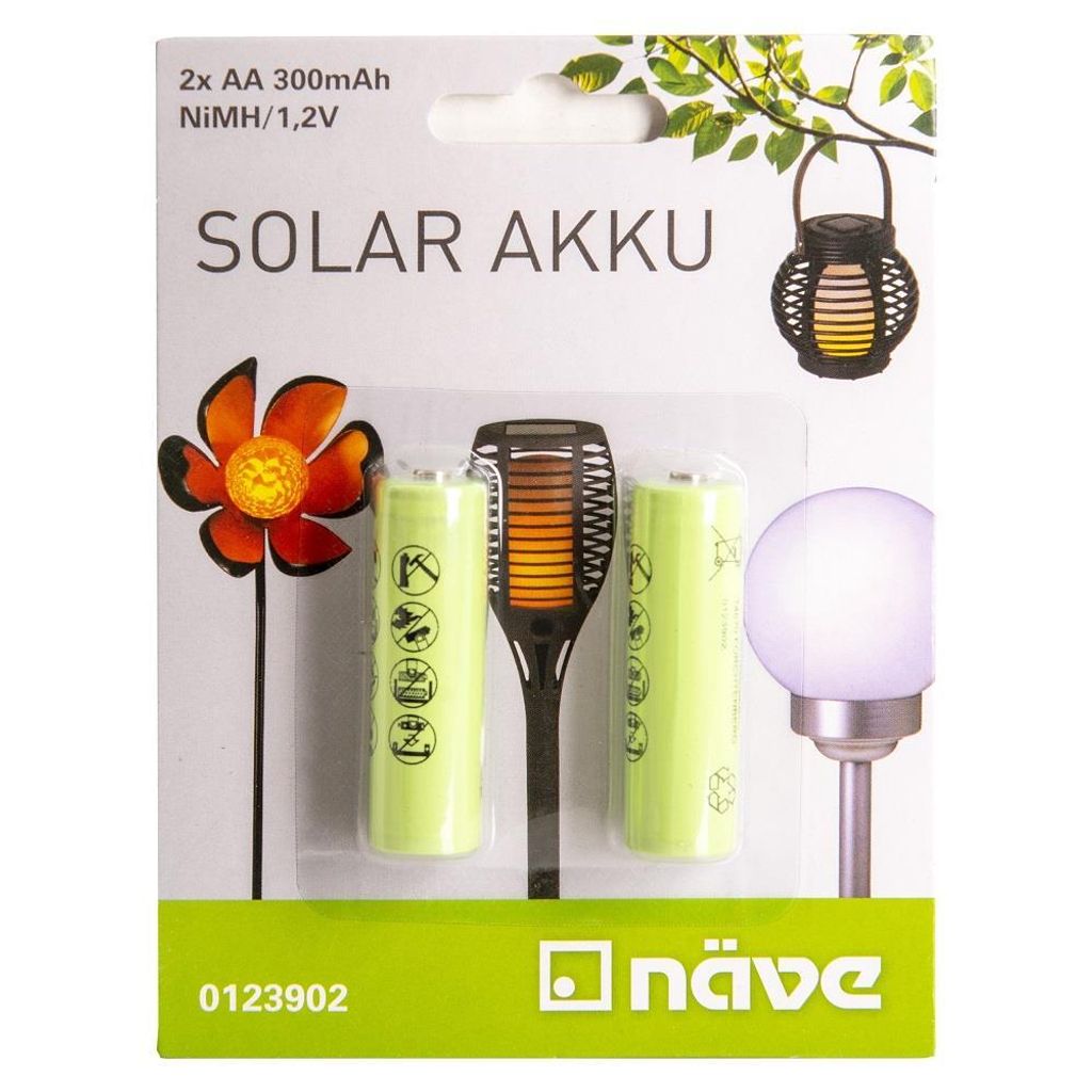Näve Akku AA NiMh 1,2 V/300 mAh 2er Set Produktbild 