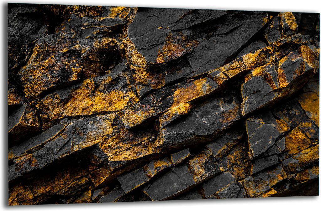 Herdabdeckplatte Glaskeramikkochfeld-Abdeckung Spritzschutz Glas 80x52 Gold