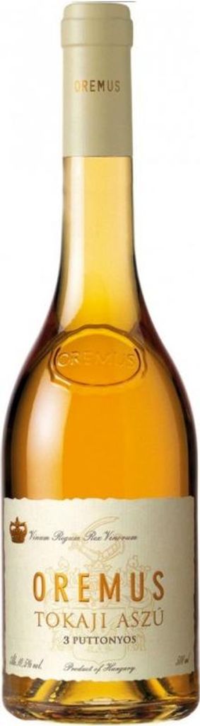Oremus Tokaji Aszu 3 puttonyos 2015 50cl Südwein Ungarn Produktbild 