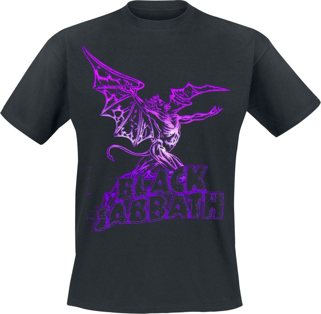 Black Sabbath T-Shirt Herren Gradiant Demon schwarz XXL