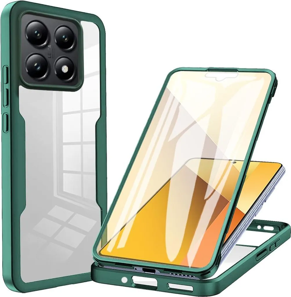 Custodia Integrale Verde Xiaomi 14T Pro Phonesta - Look Urban