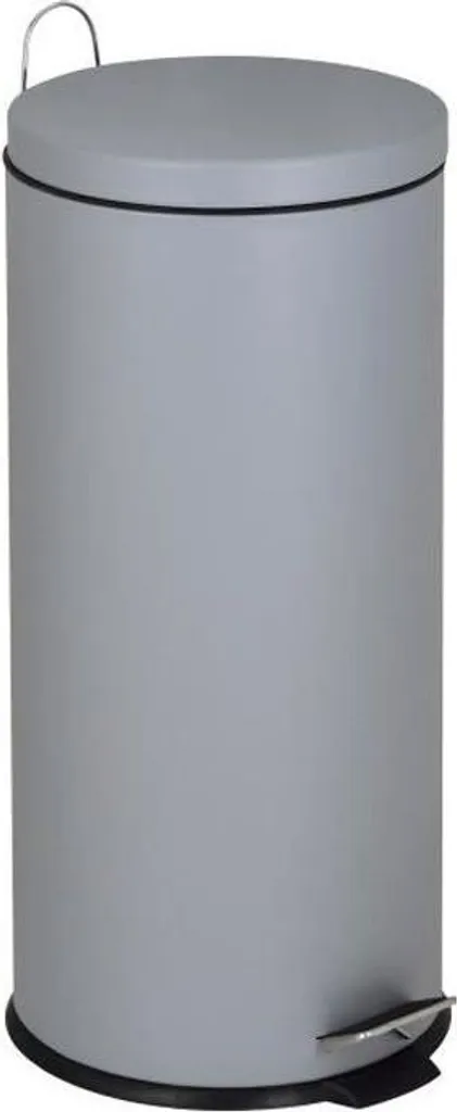 Cestino URBAN 30L Grigio Acciaio | Pattumiera Design a Pedale Moderna