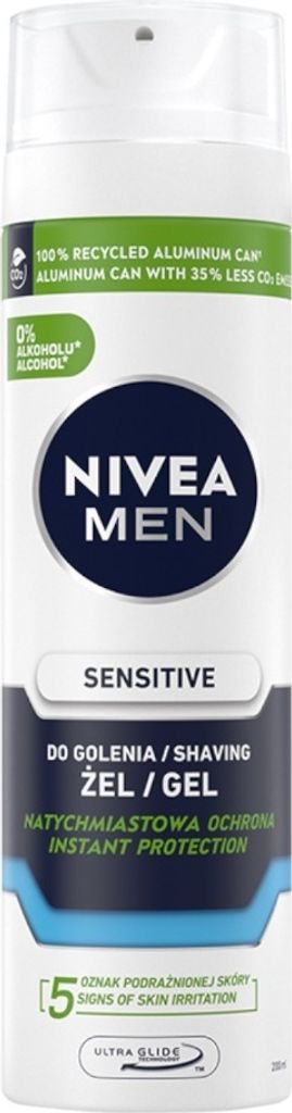 Nivea Men Sensitive Żel do golenia, 200 ml Zdjęcie produktu 
