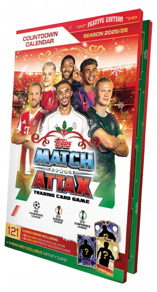 Match Attax 2026 Advent Calendar: Topps Football Card Image du produit 