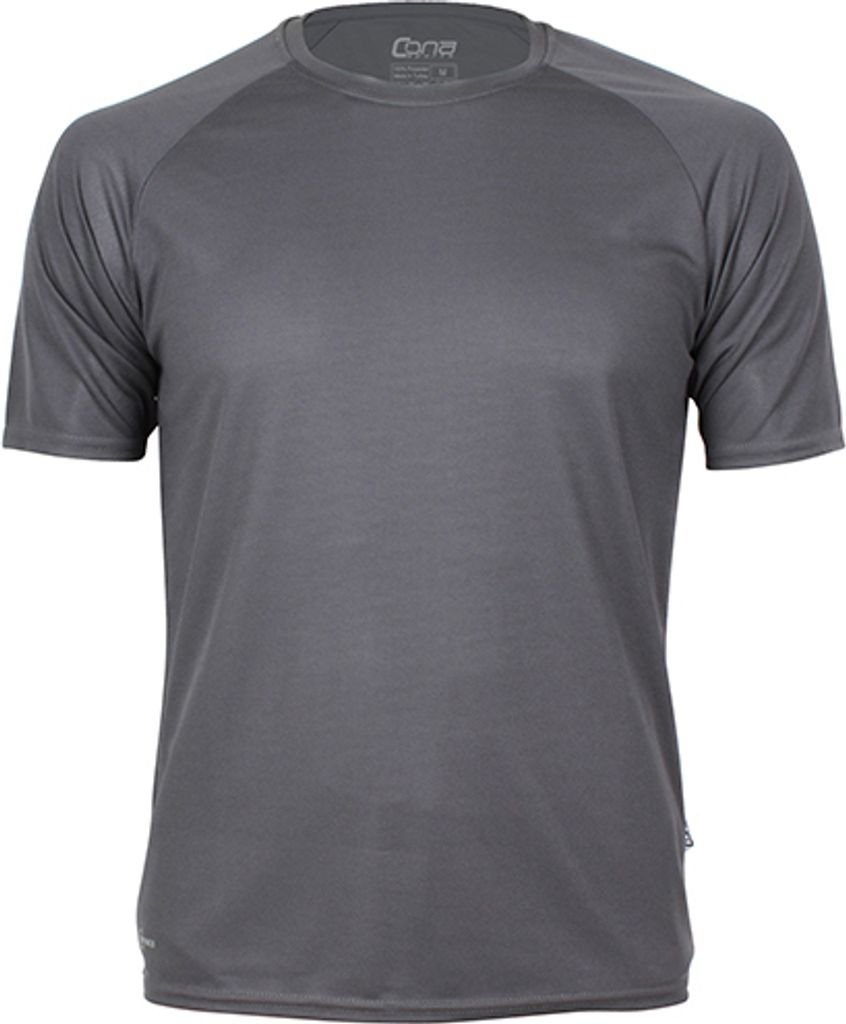 CONA SPORTS CS01 | Herren Sport T-Shirt Rainbow + - - Farbe: Anthracite - Größe: XL