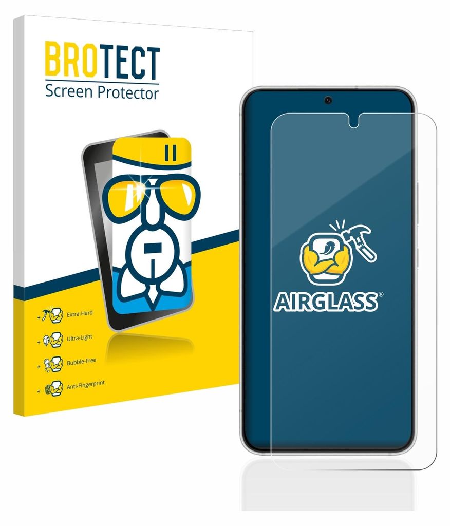 BROTECT Schutzglas für Samsung Galaxy S22 5G Schutzfolie Panzer Folie Glas Display Schutz klar