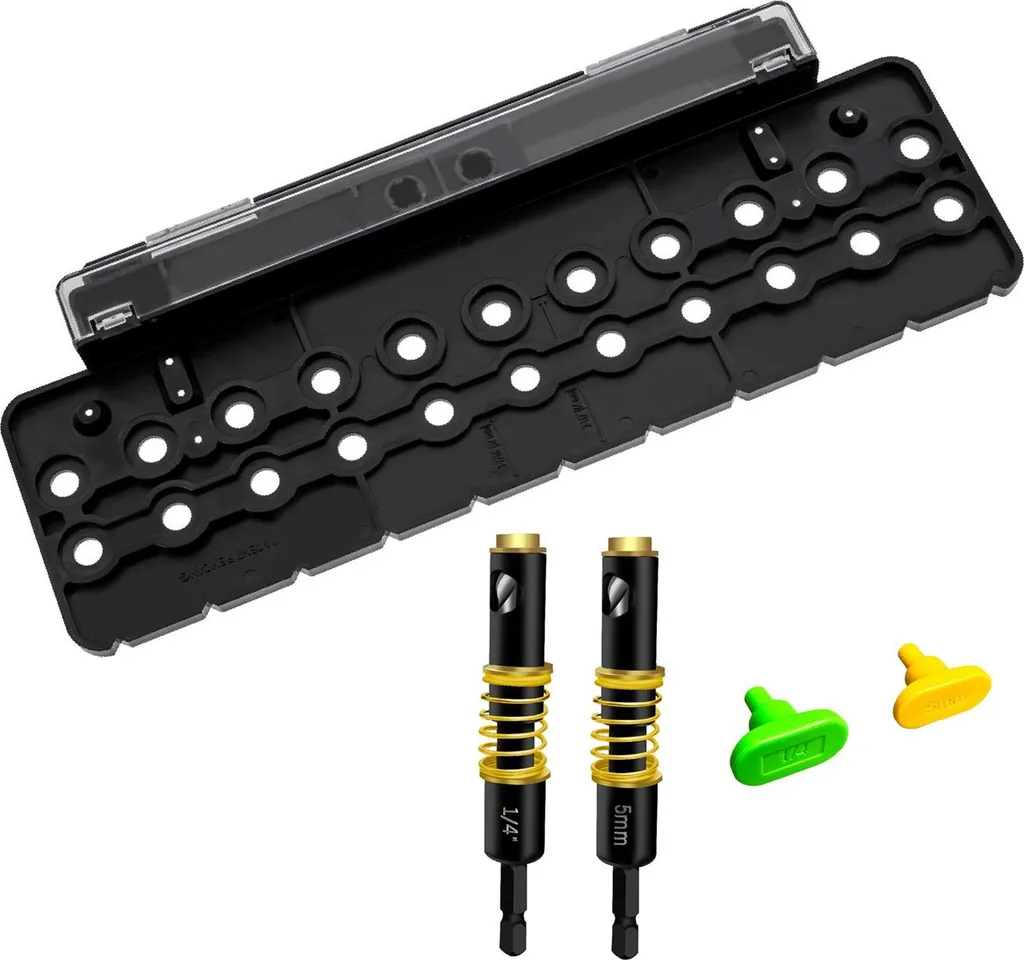Gabarit 1/4 pouce et 5 mm haute précision pour goujons de meubles