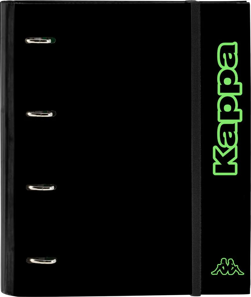 Raccoglitore ad anelli Kappa Black green nero 27 x 32 x 3,5 cm