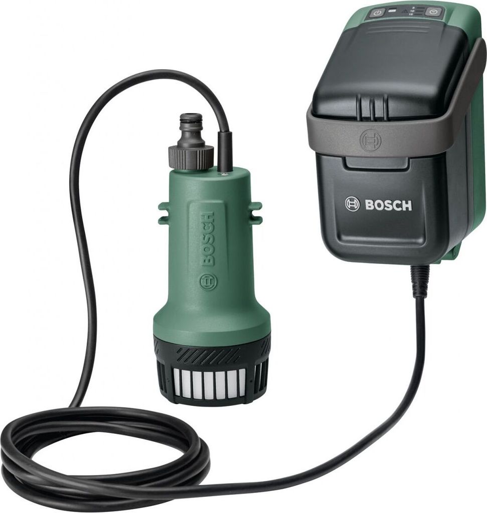 Bosch Akku-Tauchpumpe GardenPump 18 18V 2,5 Ah mit Akku & Produktbild 
